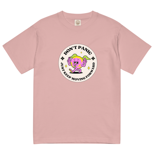 "PINKY Don't Panic" Lightweight cotton t-shirt