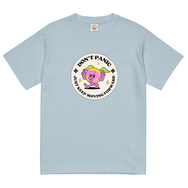 "PINKY Don't Panic" Lightweight cotton t-shirt