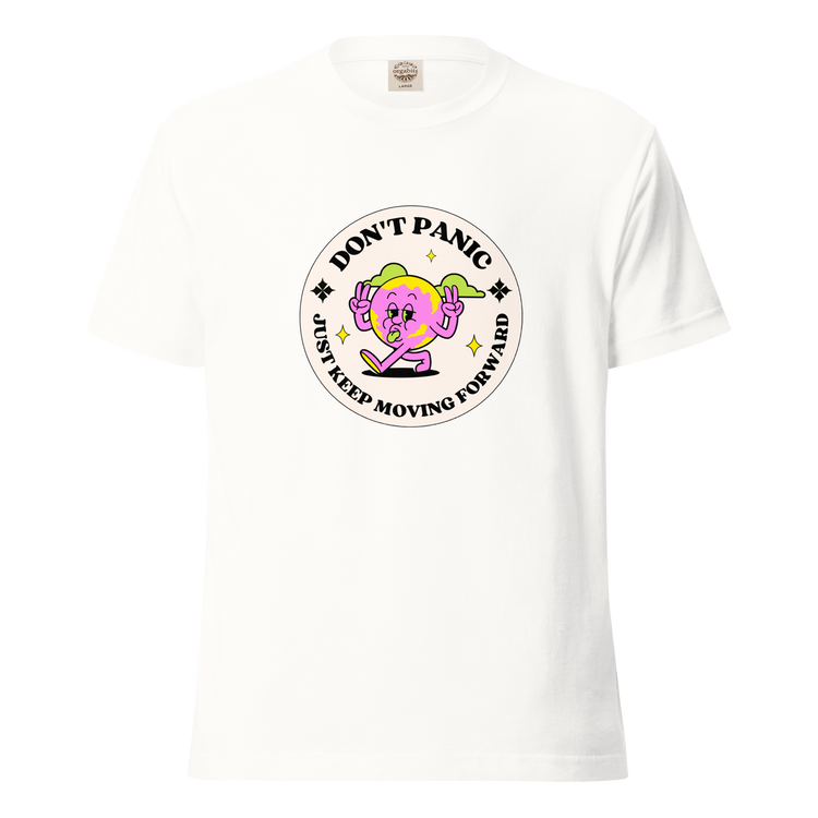 "PINKY Don't Panic" Lightweight cotton t-shirt