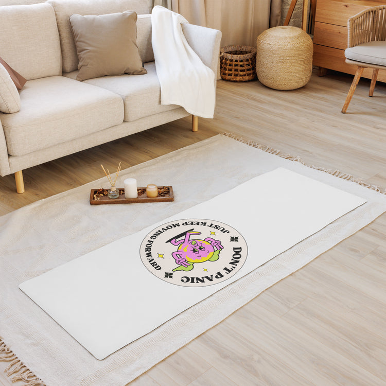 "PINKY Don't Panic" Yoga mat